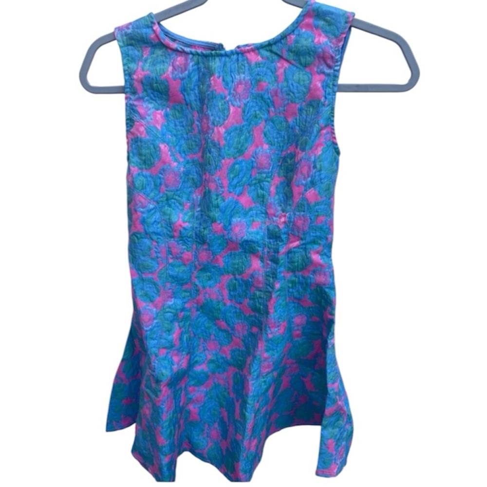 NWT Honey Punch Floral Sleeveless‎ Dress Blue & Pink Size Small